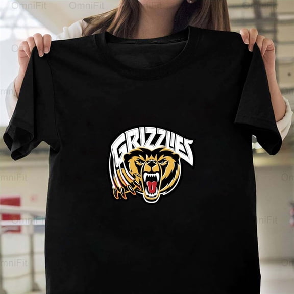 OmniFit28 Victoria Grizzlies Hockey Junior Team Tee Ice Sports League Competition T-Shirt, for Unisex, up to size 5XL.