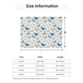 thumbnail image 5 of Rateoe Butterfly Pattern Flannel Throw Blanket, Ultra-soft Blanket for Bed, Couch, Car, Hypoallergenic Anti-pilling blanket-50"x40"(Horizontal), 5 of 6