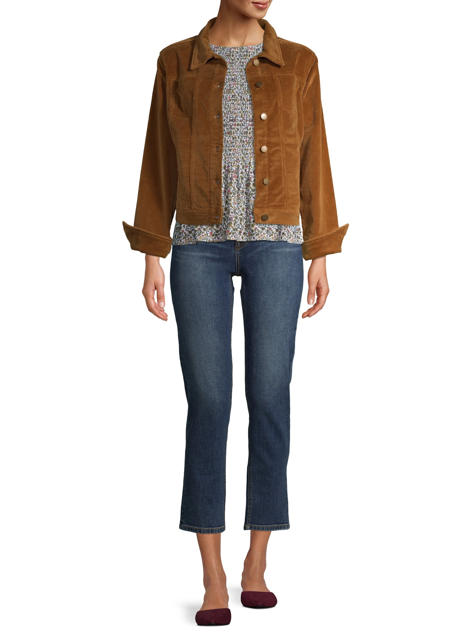 Time and Tru Ladies Corduroy Jacket 