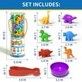 thumbnail image 4 of Lucky Doug 48 Counting Dinosaur Toys for Toddlers - Toddlers Preschool Learning Toys, Counting Dinosaur Toys, Color Sorting Toys for Toddlers Educational, 4 of 8