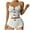 White, variant on cfhntfmh Pajama Sets for Women Slim V Neck Cute Bow Knot Printed Crop Camisole Soft Stretch Shorts Lounge Sleepwear Pjs Sets
