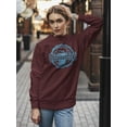thumbnail image 2 of Oktoberfest Rubber Stamp Sweatshirt Women -Image by Shutterstock, Female Small, 2 of 4