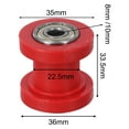 thumbnail image 3 of 8mm 10mm Chain Roller SliderTensioner Adjuster Pulley Wheel for ATV Dirt Bike, 3 of 11