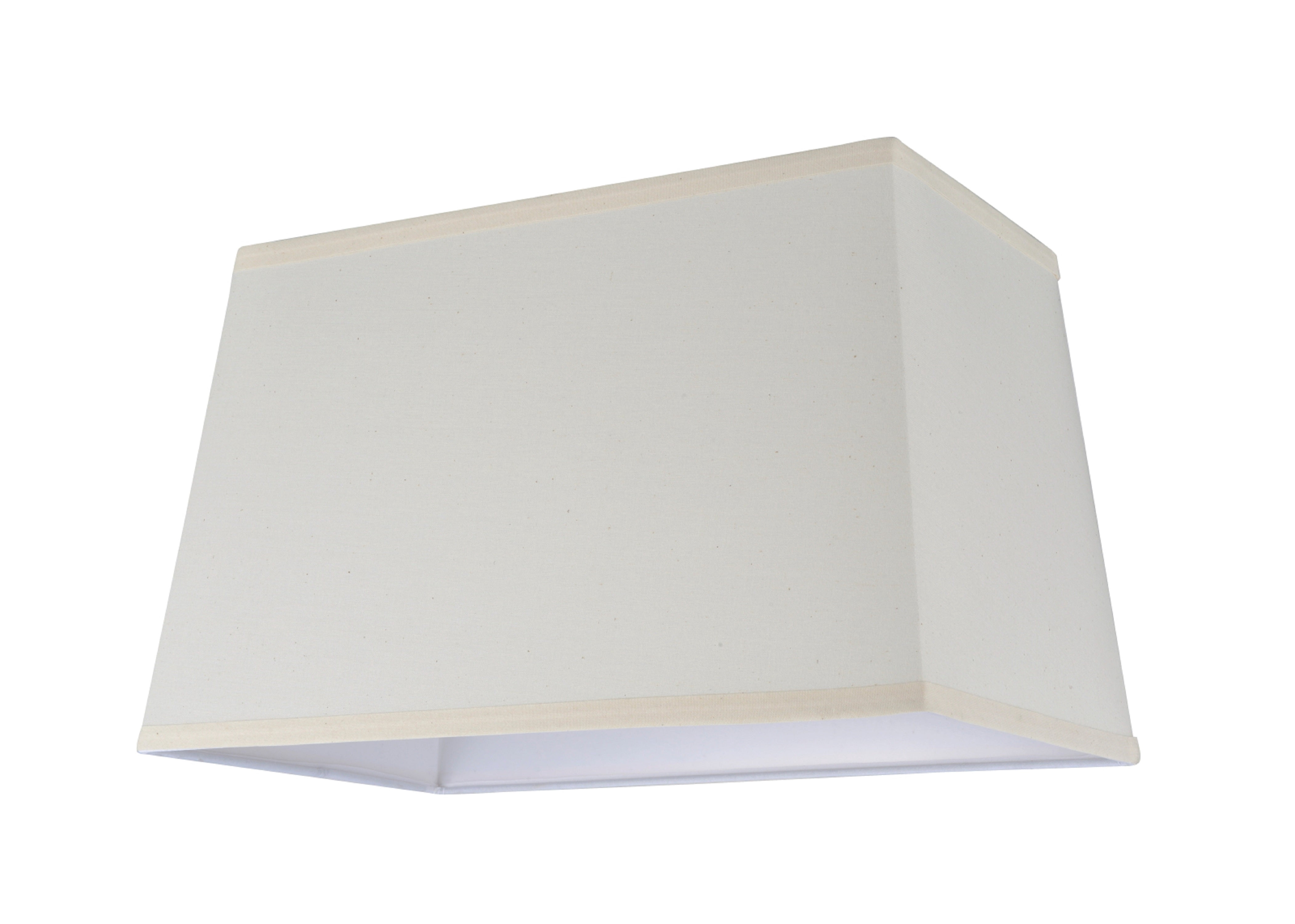 Aspen Creative 36021 Transitional Rectangle Hardback Shape Spider Construction Lamp Shade in Off White, 10" + 16" wide, (8" + 14") x (10" + 16")&nbsp; x 10"