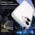 thumbnail image 4 of Apple iPhone 16 Plus Case, Clear Case, Shockproof, Compatible With MagSafe, 4 of 8
