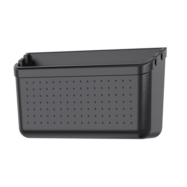 Estuche de almacenamiento de coche adhesivo para soporte de teléfono móvil de coche negro para teléfono celular con tarjeta de moneda