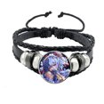 thumbnail image 3 of Genshin Impact Cosplay Prop Snap Button Bracelet, joyería de Anime hecha a mano, brazalete Punk negro multicapa, regalo para mujeres y hombres, 3 of 5