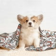 thumbnail image 4 of Pofeuu Paisley Floral Print Puppy Blanket,Dog Blankets,Pet Blanket Cozy Cat Blankets for Indoor Cats, Fuzzy Pet Blanket for Kitten Doggy Dog Blankets-Medium, 4 of 8