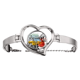 thumbnail image 1 of Italia Roma paisaje Teatro Romano Pulsera pulsera de joyería en forma de corazón Unbranded M, 1 of 3