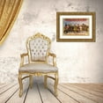 thumbnail image 3 of Buffalo Bills Wild West Show Poster 32x22 Gold Ornate Wood Framed with Double Matting Museum Art Print Titled - Wild rivalries of savage, barbarous and civilized races, 3 of 4