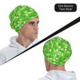 thumbnail image 6 of Naloa Green Cucumber Beanie for Men Women Knitted Unisex Winter Hat Beanies Cap Knit Cuffed Beanies Hats, 6 of 7