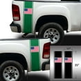 thumbnail image 2 of American USA Flag Racing Stripes Rear Truck Bed Vinyl Decal Sticker Sport Lines Styling Straight Lines Compatible with Most Pickup Trucks - Back Graphic Sporting (11" x 35", Violet), 2 of 8
