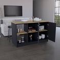thumbnail image 2 of Depot E-Shop Kitchen Island with Large Countertop, Storage/Shelves/Double Door Cabinet, 2 of 6