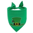thumbnail image 2 of Heliisoer St. Patrick's Day Dog Bandanas Shamrock Washable Scarf, 2 of 2