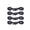 Black, variant on 8 Pairs Leather Toggle Closure Buttons for Coat Jacket Shawl Clothes Sewing DIY Apparel