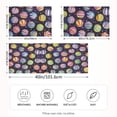 thumbnail image 2 of Yayeee Pillowcase Queen Size Set of 2 Satin Wrinkle Resistant Pillow Case, Colorful Candies, 2 of 8