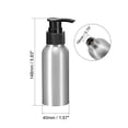 thumbnail image 2 of Botella de Bomba de Aluminio de 3.4oz/100ml con Tapa de Bomba, Contenedor Vacío Recargable para Viajes, 2 of 4