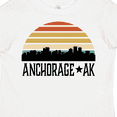 thumbnail image 4 of Inktastic Anchorage Alaska Skyline Boys or Girls Toddler T-Shirt, 4 of 5