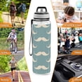 thumbnail image 7 of Beard Sports Water Bottle Portable Travel Mug 32oz BPA Free Leak Proof Straw Transparent Tritan for Gym Yoga Cycling Camping, 7 of 7