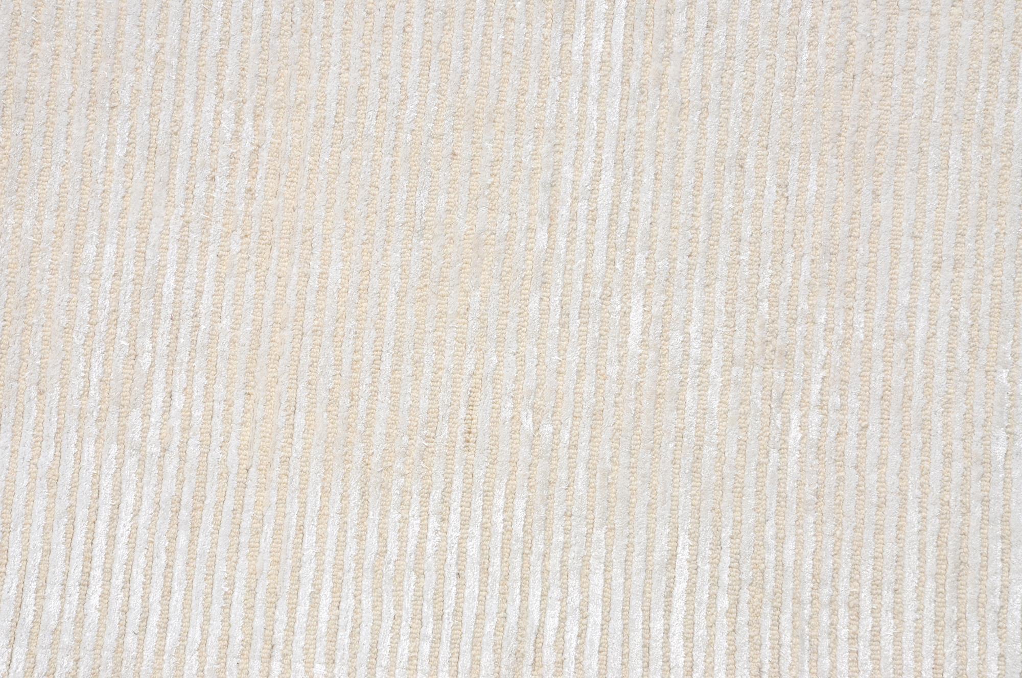 Pasargad Home Edgy Collection Hand-Tufted Bamboo Silk & Wool Area Rug, 7' 9" X 9' 9", Beige - image 2 of 6