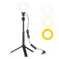 thumbnail image 3 of Andoer Compact 4-Inch LED Ring Light Kit with Adjustable Tripod & Ballhead for Streaming, Video Calls, and Photography, 3 of 6