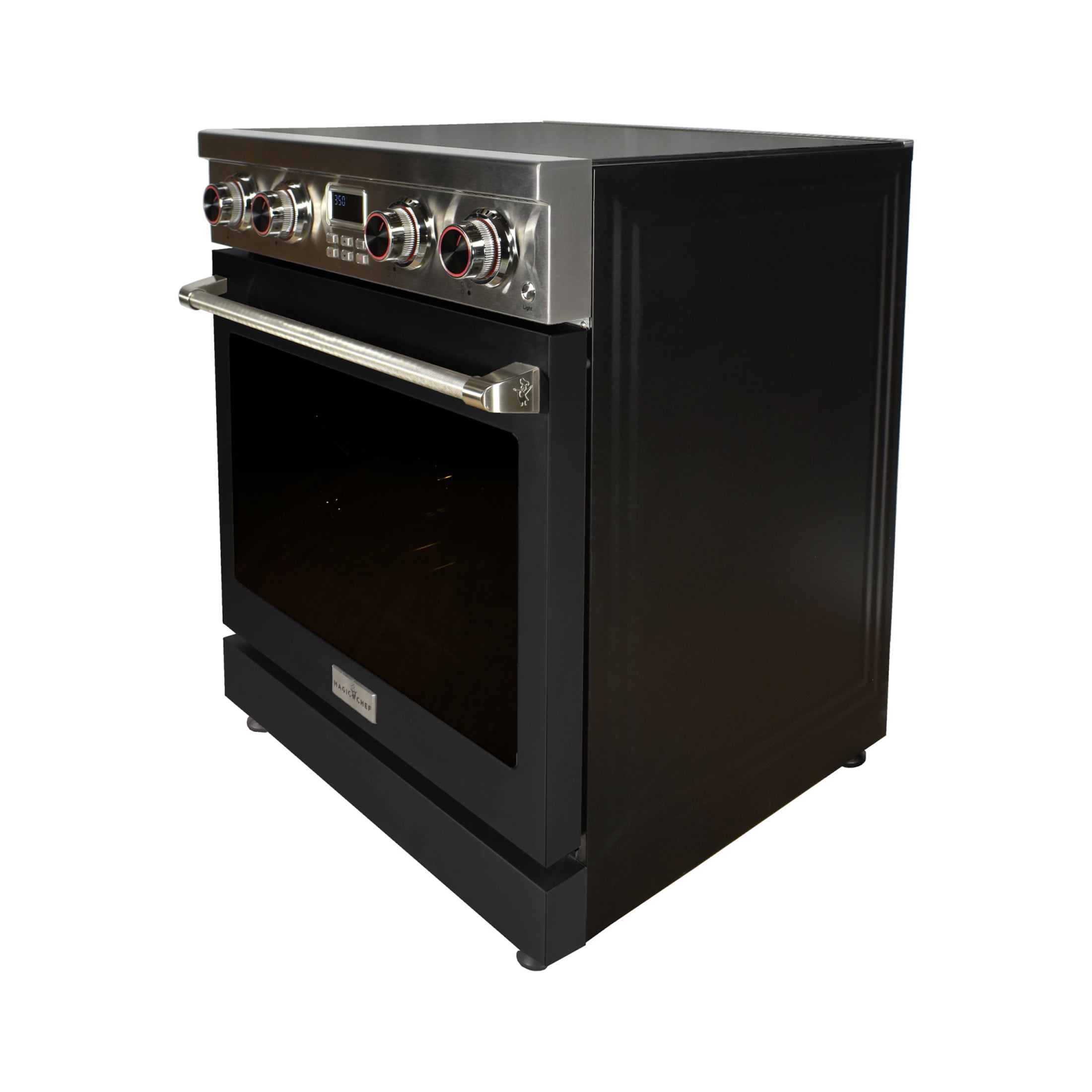 30" Electric Range w/ Black Door