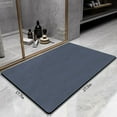 thumbnail image 6 of Thin Diatomaceous Earth Bath Mat,Non Slip Quick Dry Bath Mats for Bathroom,Super Absorbent Stone Bath Mat-Washable Shower Mat Bathroom Floor Mat (Navy,17.7"x27.5"), 6 of 6