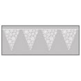 thumbnail image 2 of Beistle Christmas Party Decorative Snowflake Pennant Banner (1 Per Package) - 12 Pack, 2 of 2