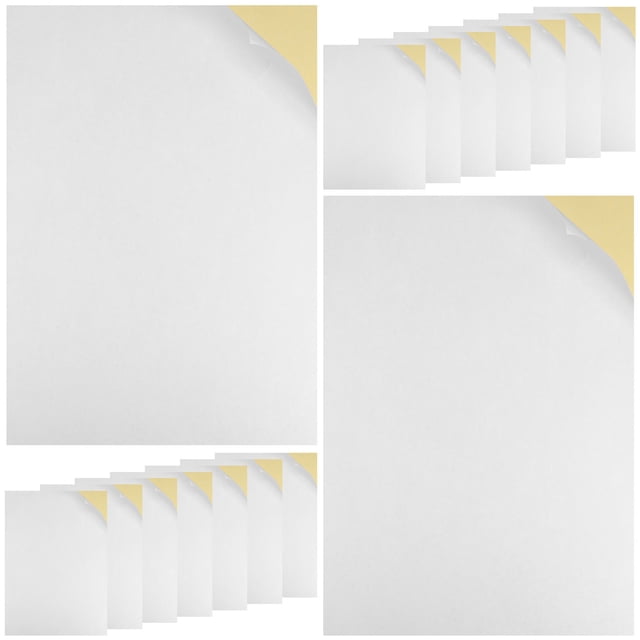 FESTFENDS Papel Para Impresora A4 Adhesivo Con Etiquetas Removibles Y Material Duradero Sin