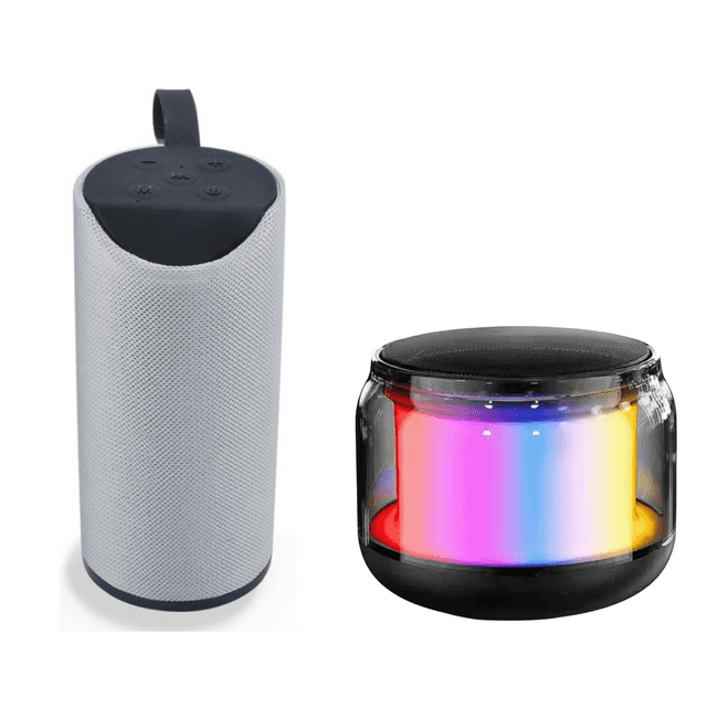 Combo bocinas bluetooth con radio FM Gris