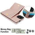 thumbnail image 4 of ELEHOLD Case for Samsung Galaxy A51 4G,Business PU Leather Stand Case with Card Holder & Ring Holder,Rosegold, 4 of 7