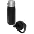 thumbnail image 5 of Stanley Insulated IceFlow Flip Straw Water Bottle 22oz - Matte Black, 5 of 6
