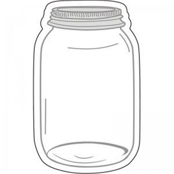 Industrial Chic Mason Jars Cutouts