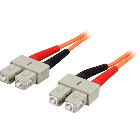 UPC: 0065030851862 | StarTech.com 50FIBPSCSC3 9.8 ft. OFNP Plenum Multimode 50/125 Duplex Fiber Patch Cable SC – SC Male to Male