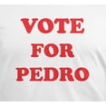 thumbnail image 4 of Vote For Pedro White/Black Men's Ringer T-Shirt, 4 of 5