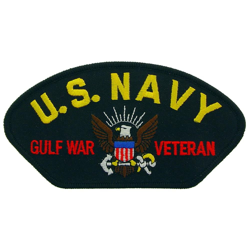 Navy Gulf War Veteran Hat Patch 2 3//4/" x 5 1//4/" U.S