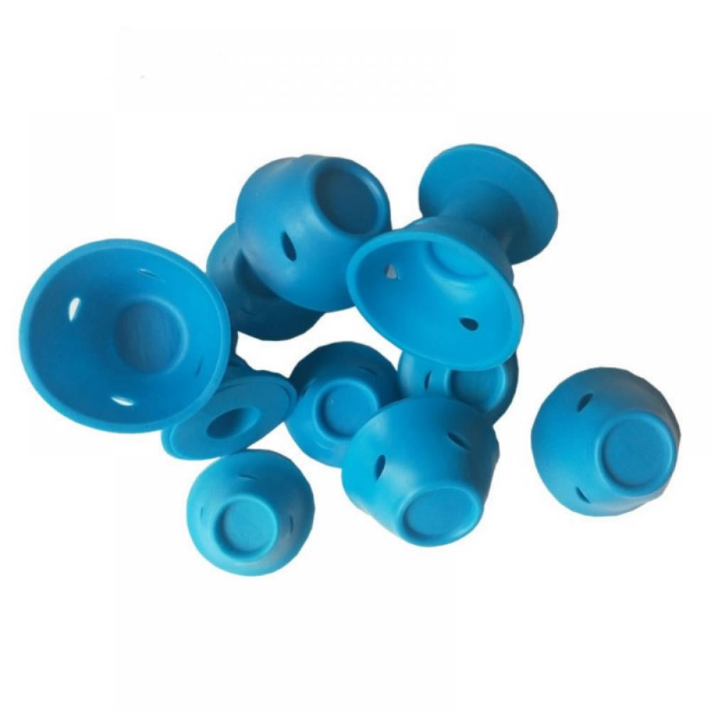 10 Pcs Magic Hair Rollers - No Clip Silicone Curlers Professional Hair Style Tools Accessories No Heat No Damage to Hair