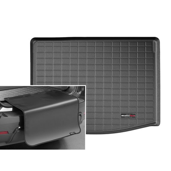 WeatherTech Cargo Trunk Liner with Bumper Protector compatible with 2020-2026 Buick Encore GX - Behind 2nd Row w/ Bumper Protector, Black