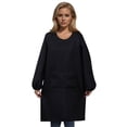 thumbnail image 1 of Unisex Kitchen Apron with Long Sleeves - Waterproof, Big Pockets, Adjustable Strap, Cooking/Baking/BBQ Apron, 1 of 5