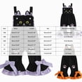 thumbnail image 4 of KPOPLK Toddler Girls Halloween Cat Bib Overalls Jumpsuit Adjustable Straps Casual Long Pants for Fall Holiday,Size 4-5 Years, 4 of 6