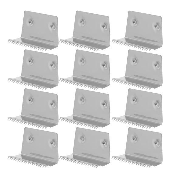 LOLIPPYY Tape Dispenser Blade Inserts Plated Silver Iron Versatile Compatibility 12Pcs
