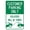 Warning Sign 3, variant on Customer Parking Only Green Warning Sign 8"x12" - Security Metal Wall Decor for Grocery Store Business Office Home Yard Street Road