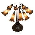 thumbnail image 4 of 14369 Meyda 22"H Amber Pond Lily 10 Lt Table Lamp, 4 of 6