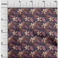 thumbnail image 2 of oneOone Cotton Poplin Purple Fabric Tropical Craft Projects Decor Fabric Printed By The Yard 56 Inch Wide, 2 of 5