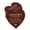 Brown, variant on Inkdotpot Gold Foil Paper Hang Tag Hugs & Kisses From The Wedding Favor Tag 50 Pieces