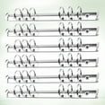 thumbnail image 3 of Miangastore 6Pcs Silver Scrapbook Clips for Students and Professionals, 3 of 9