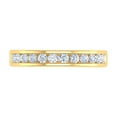 thumbnail image 3 of 1/2 Carat Channel Set Diamond Wedding Band Ring in 14K Yellow Gold (Ring Size 9.75) (SI1-SI2 Clarity), 3 of 4