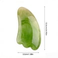 thumbnail image 2 of Herramienta de masaje Gua Sha, tablero de resina Gua Sha para relajación muscular y masaje corporal, acabado ergonómico con piedras naturales, adecuado para rostro y cuerpo., 2 of 5