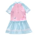 thumbnail image 4 of 6-8 T Swimsuits For Teen Girls Girls Short Sleeve Dress Style Swimsuit For Toddlers Children And Adults Sun Hot Weather Swimwear, 4 of 5
