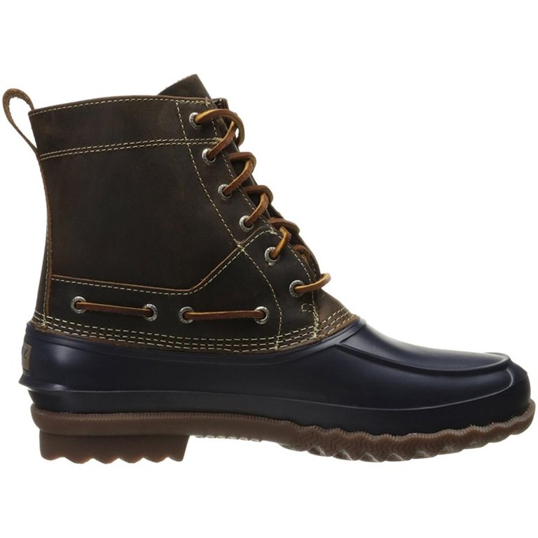 Sperry Top Sider Decoy Mens Dark Tan/Navy Boots - Walmart.com display picture 1